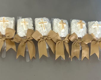 baptism / rice crispy treats / desserts / chocolate / christening