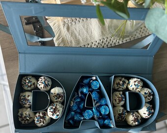 Father’s Day  / gift box / chocolate / cake balls  / dad / gifts / treats