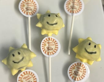 cake pops / baby shower / here comes the son / party favors / treats / homemade