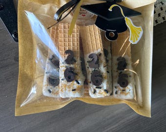 Graduation / chocolate / dipped wafers / 2026 / treats / dessert / grad