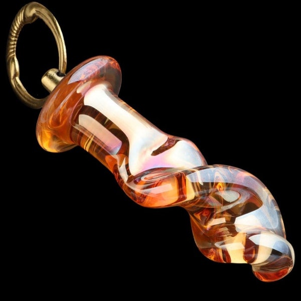 Cristallo 10 cm Spirale di vetro Dildo Plug anale Butt Plug G Spot Giocattolo del sesso / Puoi scegliere la confezione regalo / Regali di San Valentino