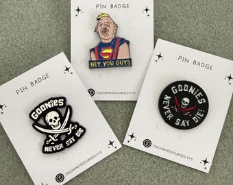 Goonies  Movie Retro metal enamel pin badge
