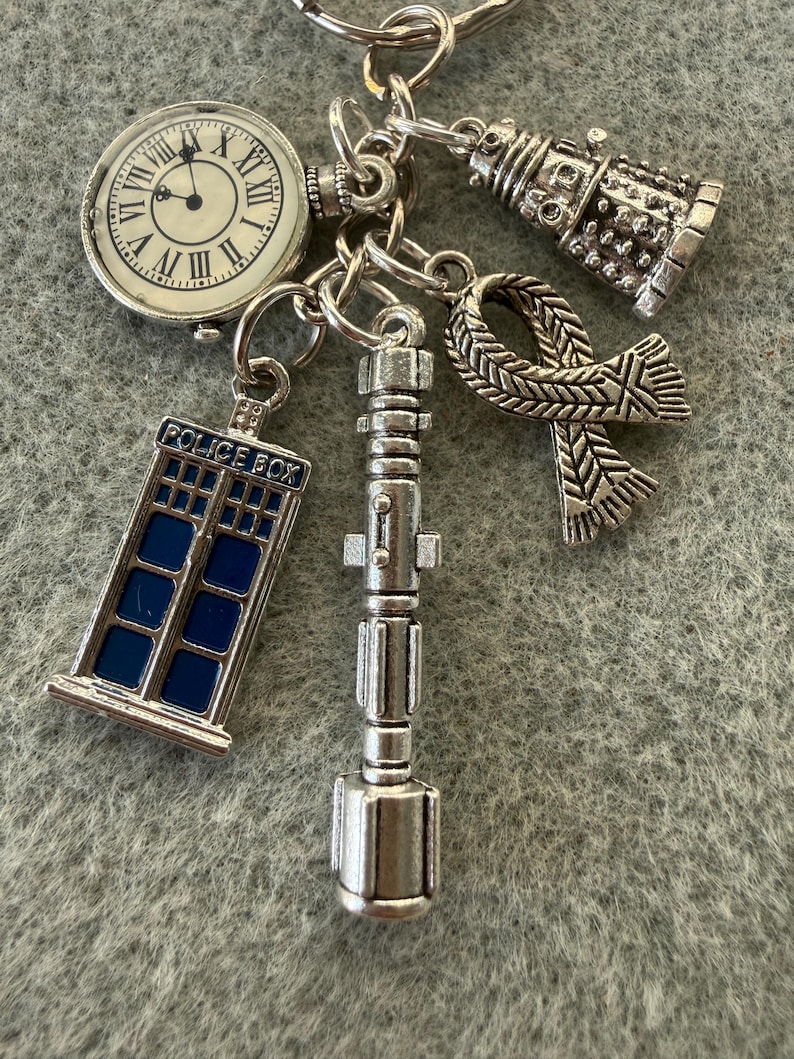 Dr Who Police Box / Tardis, Dalek & Sonic Screwdriver, Scarf and Pocket ...