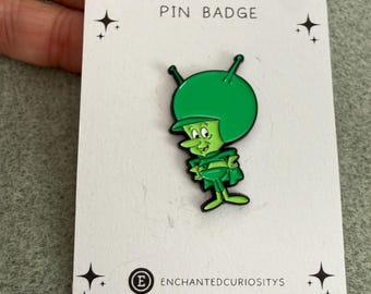 Flintstones The Great Gazoo  Cartoon Character Retro metal enamel pin badge