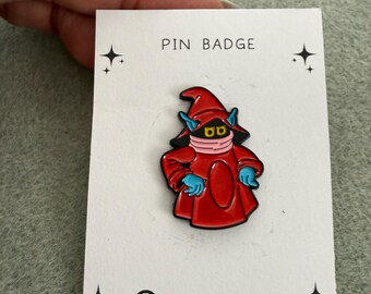 He -Man & The Masters Of the Universe Orko  Cartoon Character Retro metal enamel pin badge