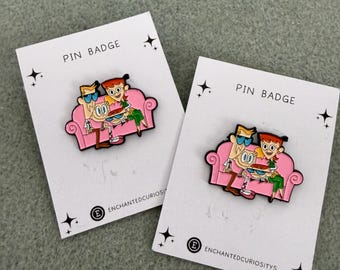 Dexter’s Laboratory Character Retro metal enamel pin badge