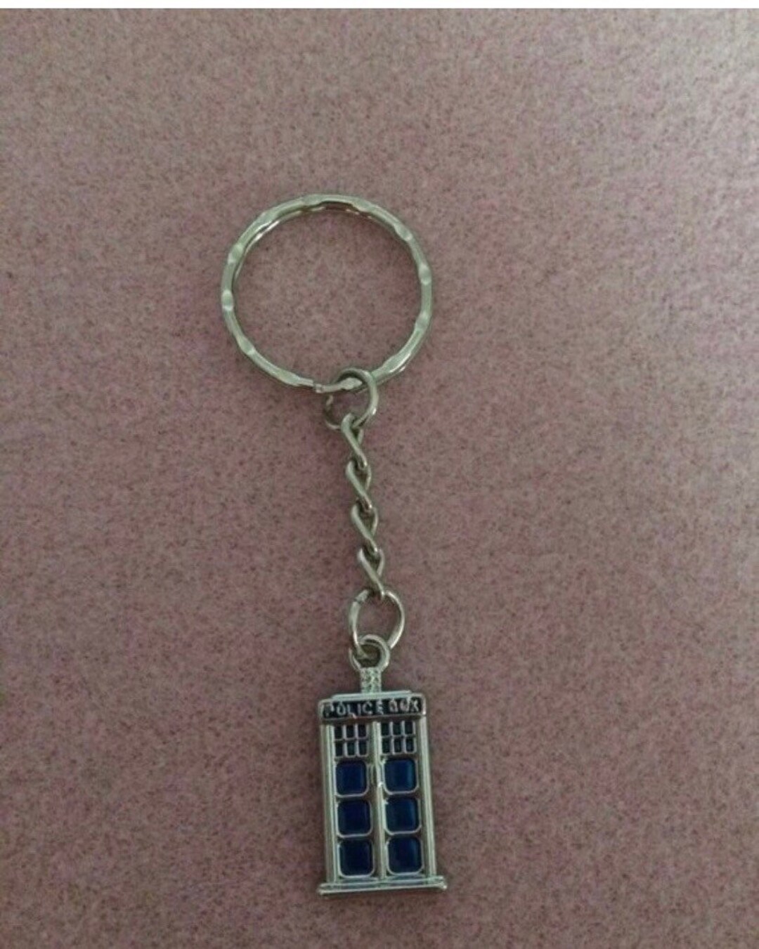 Dr Who Police Box Tardis Keyring Keychain Bag Charm Zip Pull - Etsy
