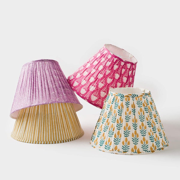 Pleated Lamp Shade Etsy