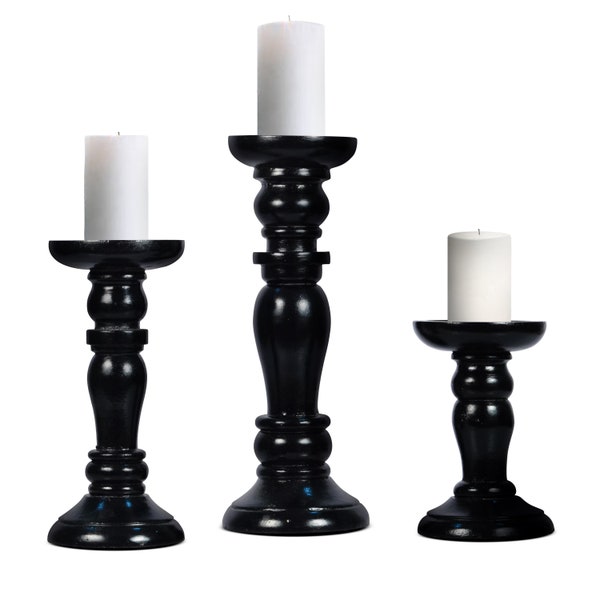 Wooden Candle Holder Etsy