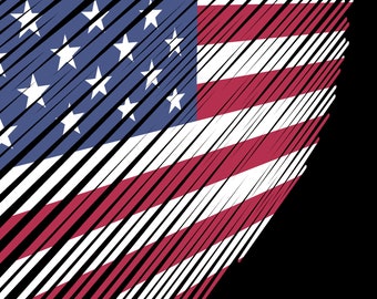 American flag SVG
