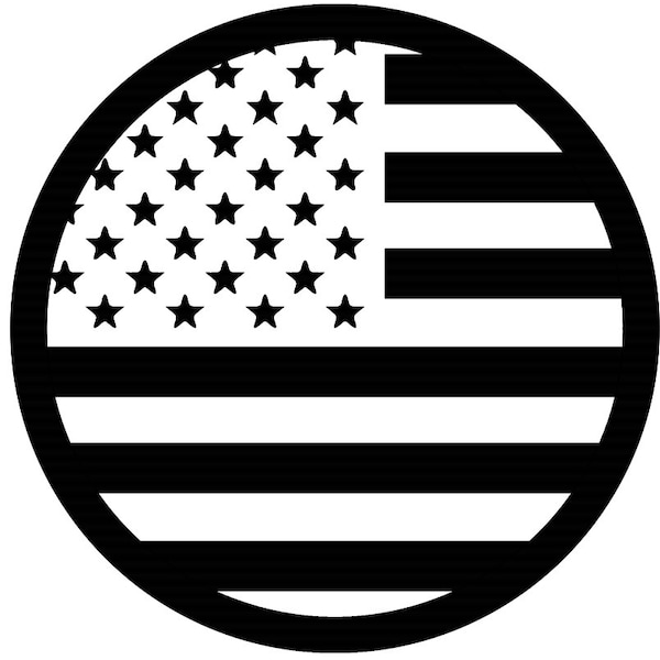 USA Flag Coaster SVG