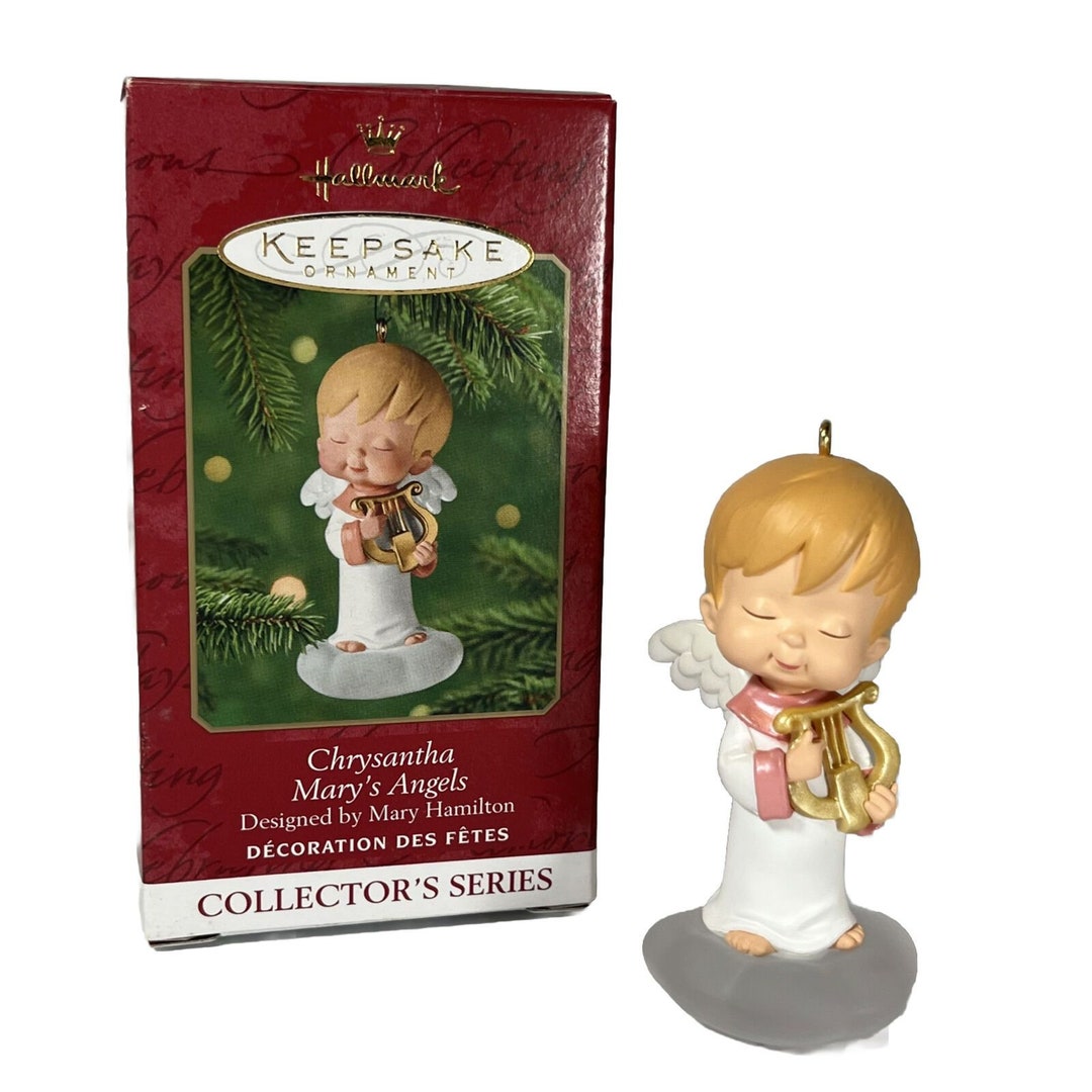 Hallmark Ornament Mary's Angels MARY HAMILTON 2001 Golden Etsy