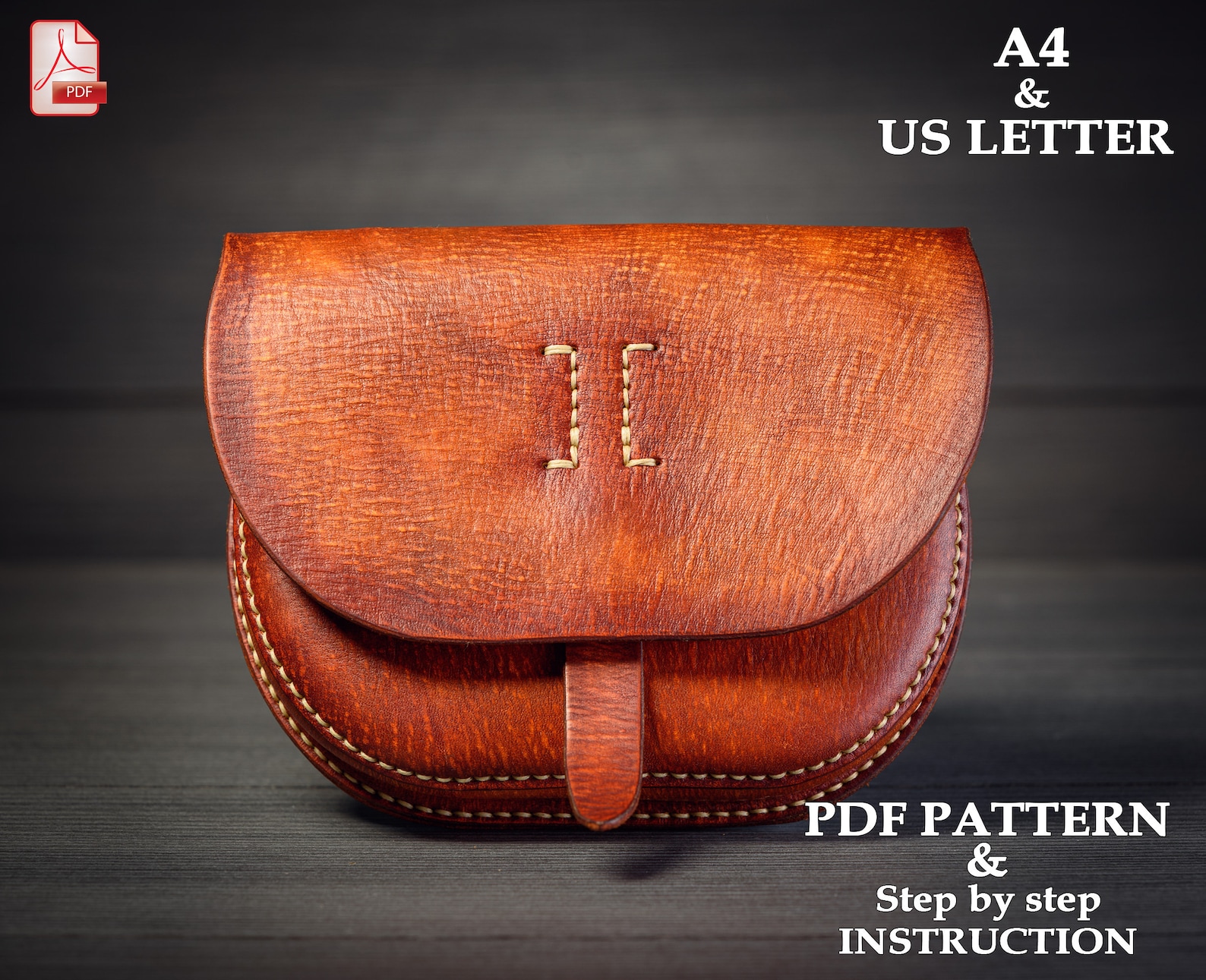 Leather PDF Pattern for Medieval Belt Bag PDF for Waist Bag Etsy UK