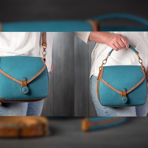 Saddle Bag Leather Pattern PDF- Handbag Digital Template - Etsy
