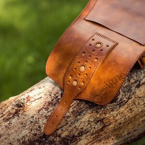 Shoulder Bag Leather Pattern PDF - Saddle Bag Digital Template - Etsy