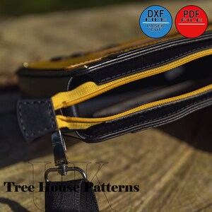 Leather Pattern PDF, DXF for "cassette" Tape" Shoulder Bag - Etsy