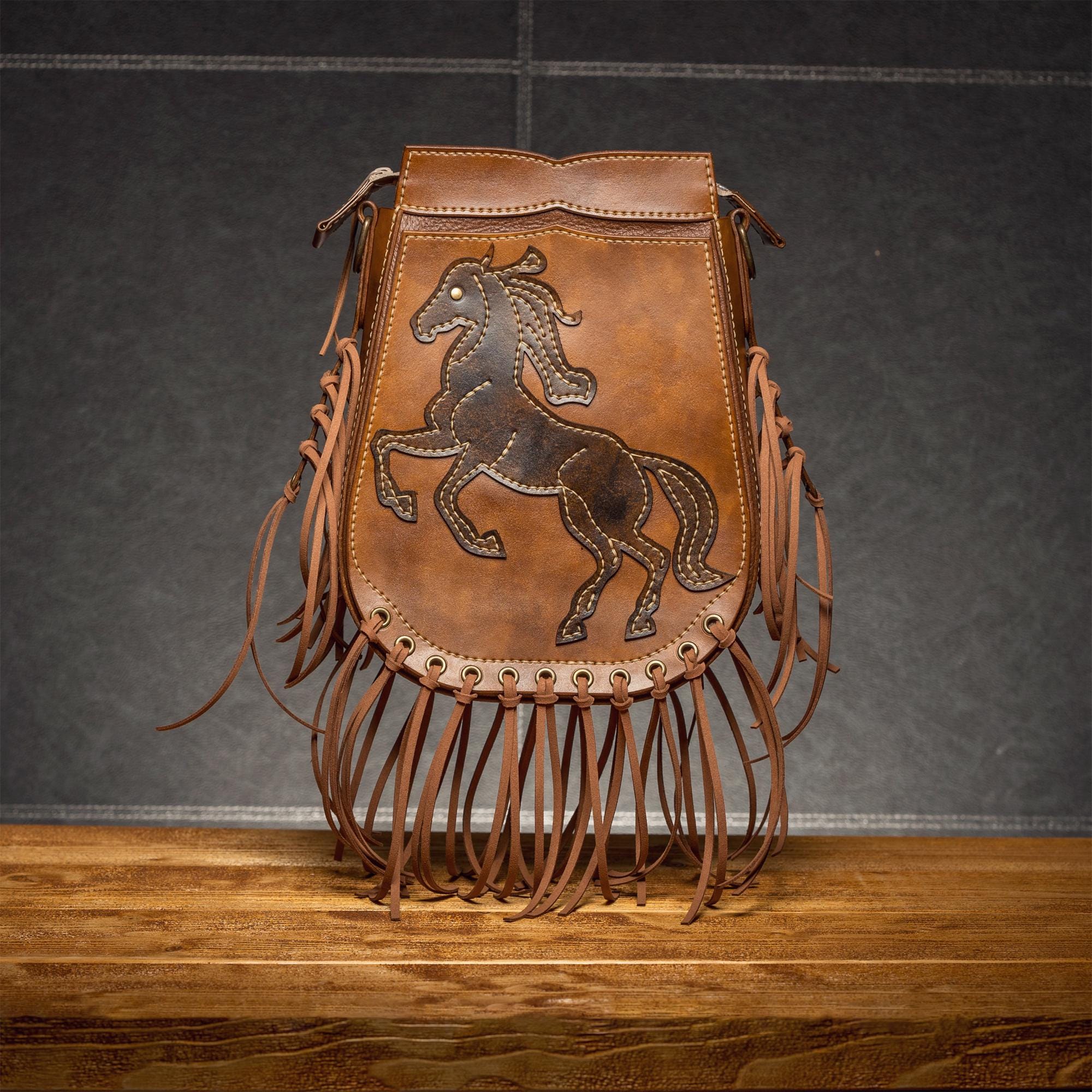 Leather Pattern PDF and DXF for Shoulder Bag With Tassels - Etsy UK
