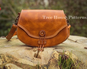 Medieval saddle bag leather pattern PDF