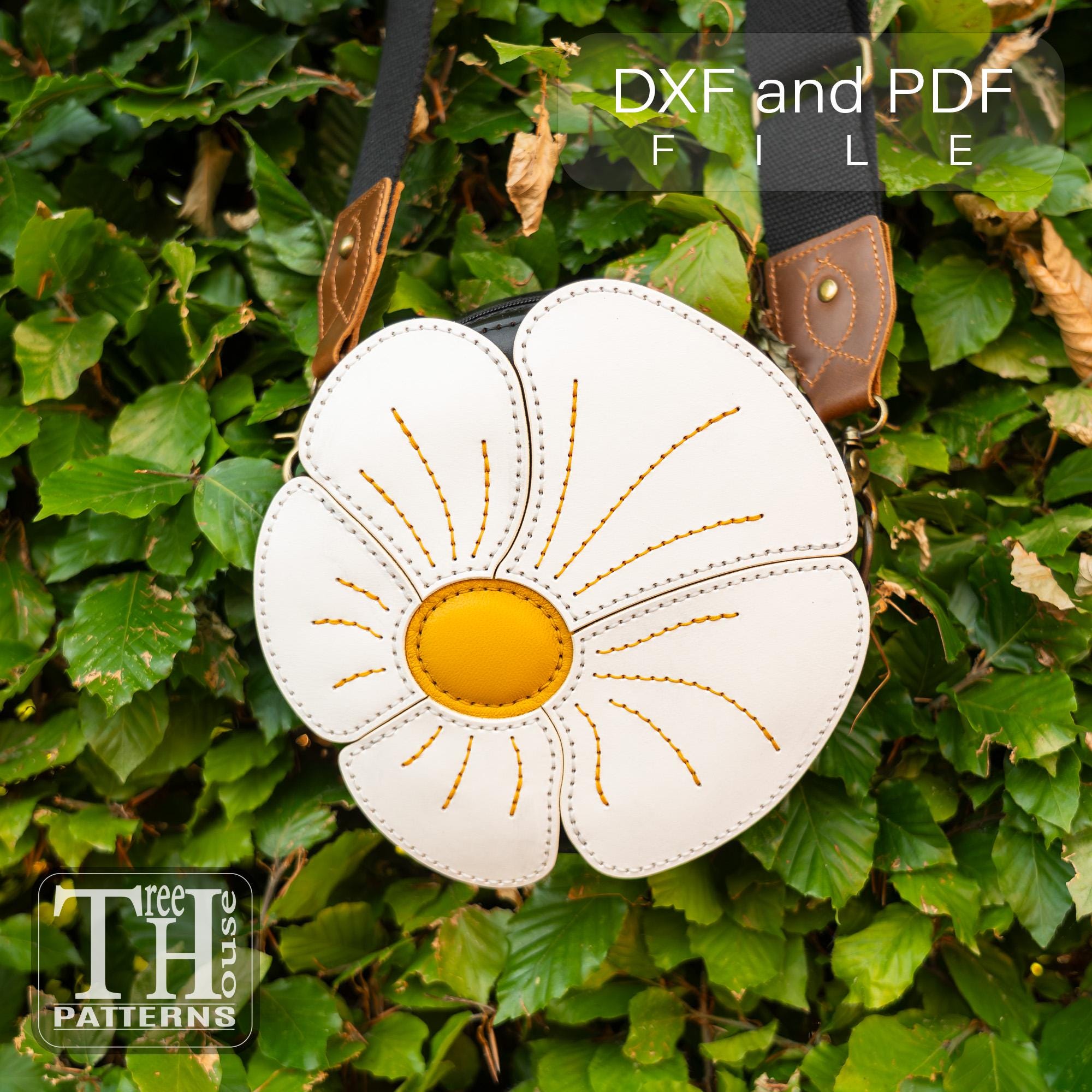 Crossbody Bag Pattern PDF, Leather Shoulder Bag Template DXF, SVG - Etsy