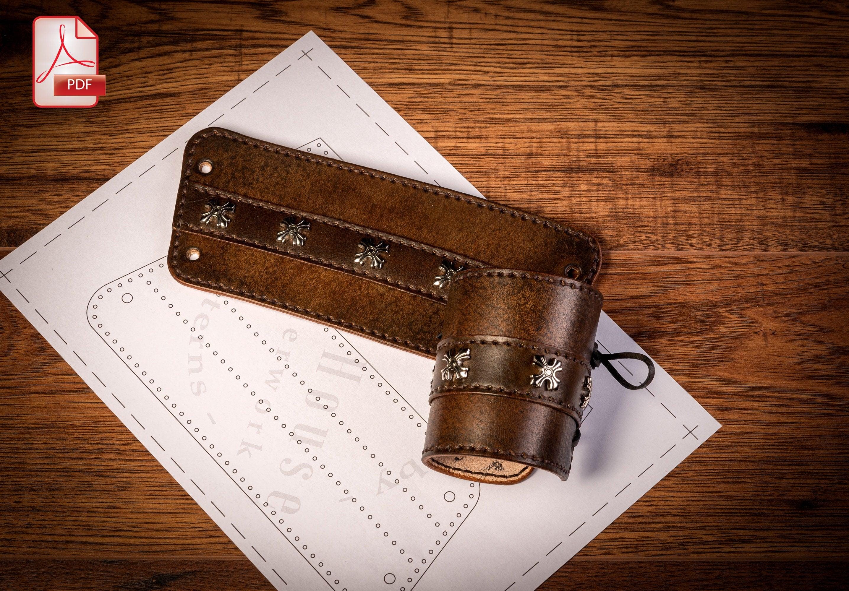 Wide Cuff Medieval Bracelet Leather Pattern (PDF) - Etsy