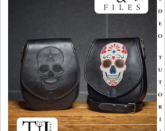 Skull & Cross Bone Shoulder Handbag, Pirate Handbag, Gothic