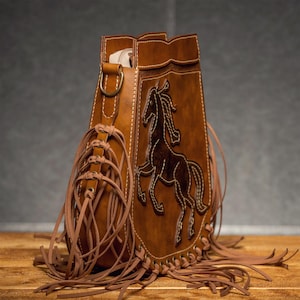 Leather Pattern PDF and DXF for Shoulder Bag With Tassels - Etsy