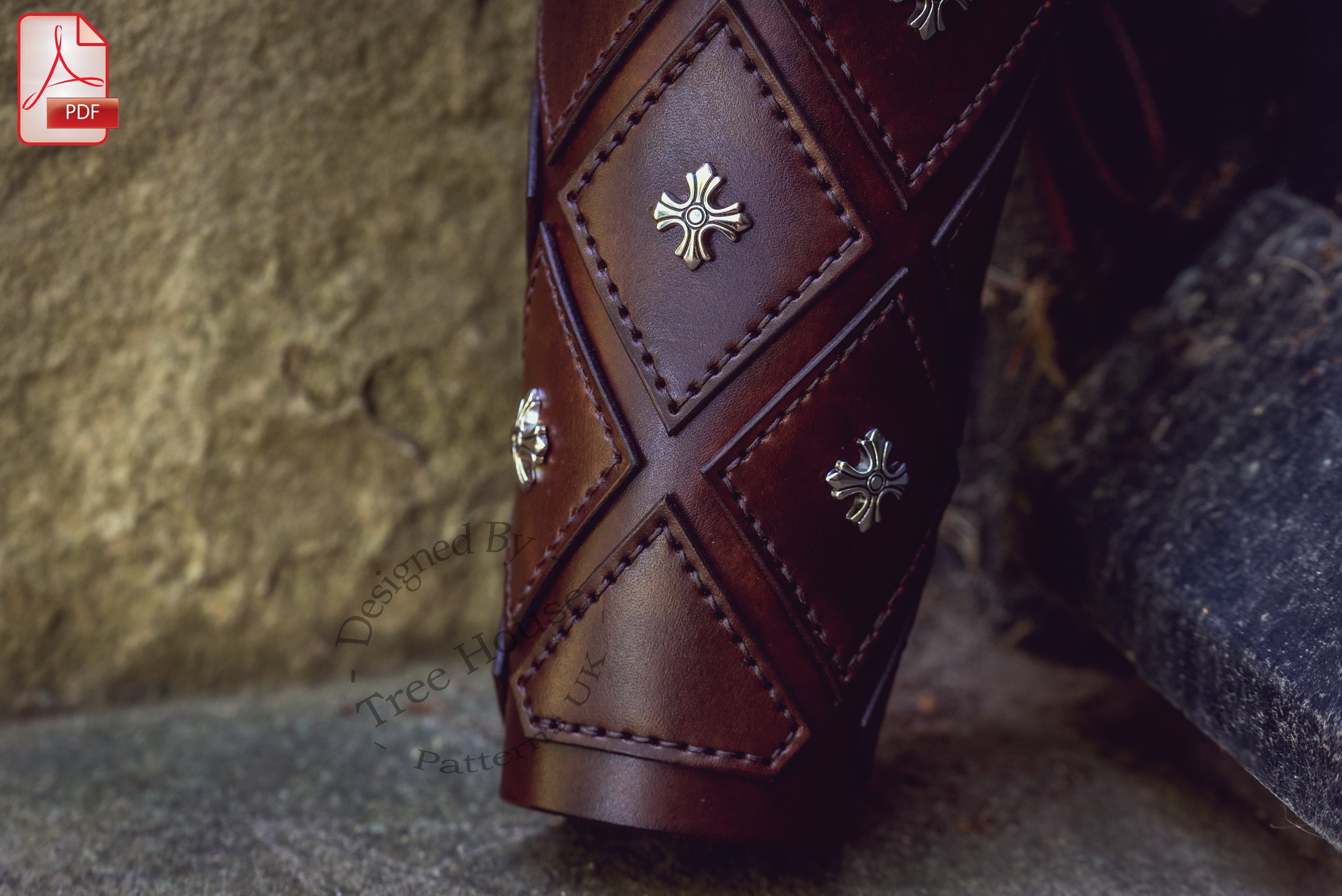 Medieval Leather Arm Guard Pattern: King Arthur Archery Design (PDF) - Etsy