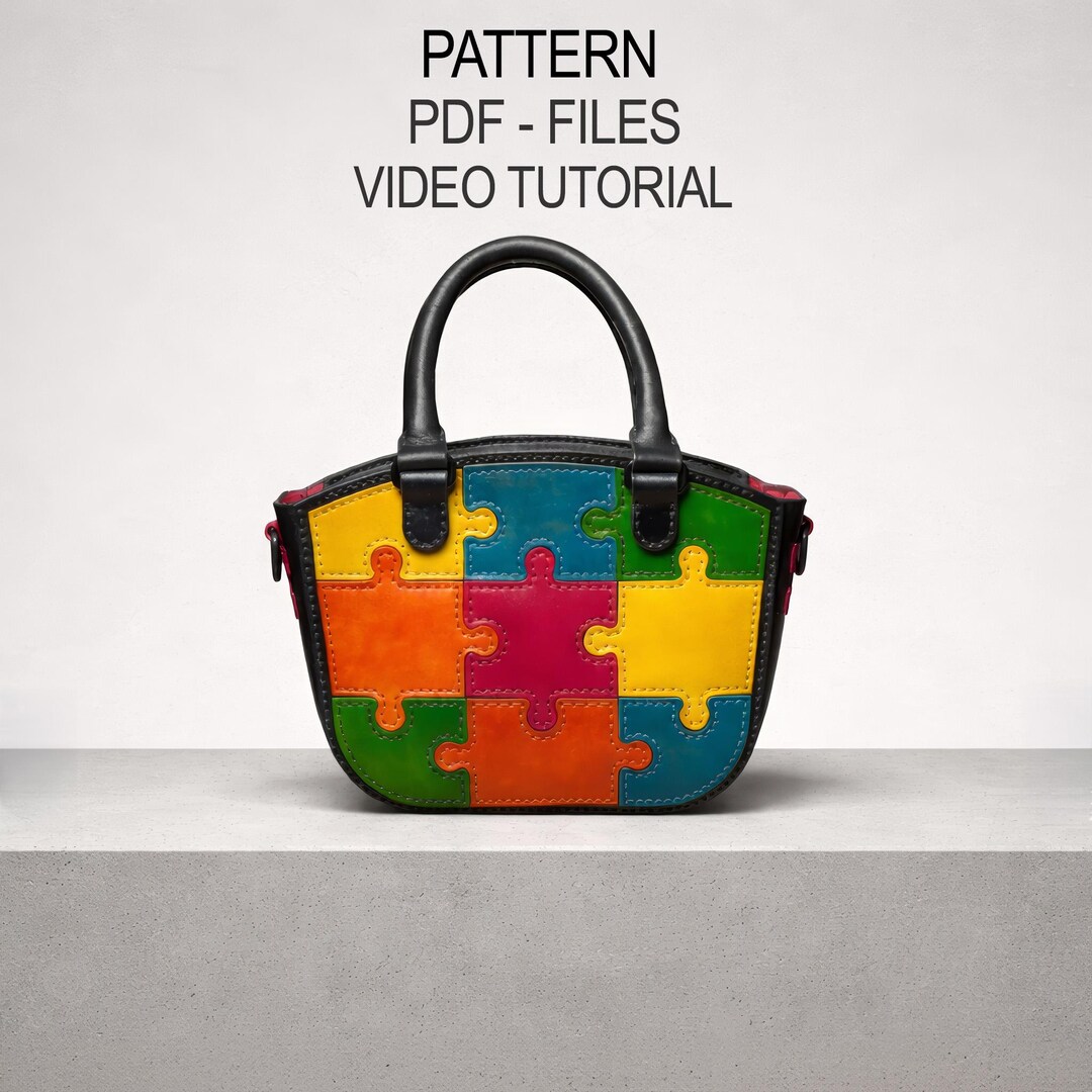 Leather Purse Pattern PDF, Handbag Pattern, Small Bag Template - Etsy UK