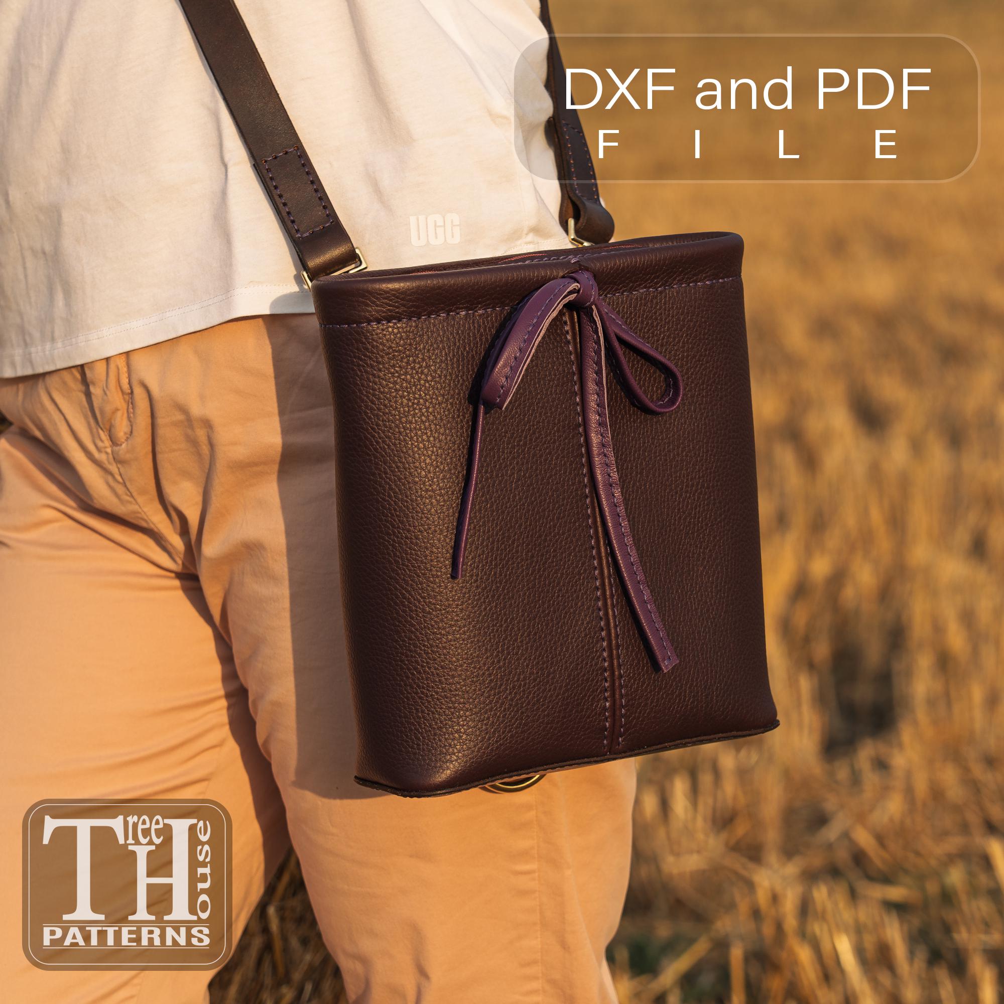 Leather Backpack Sewing Pattern, 2-in-1 Rucksack and Shoulder Bag (PDF ...