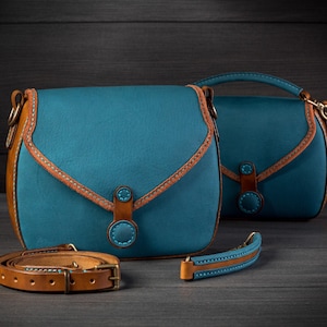 Saddle Bag Leather Pattern PDF- Handbag Digital Template - Etsy