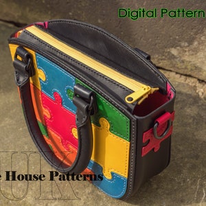 Leather Purse Pattern PDF, Handbag Pattern, Small Bag Template - Etsy