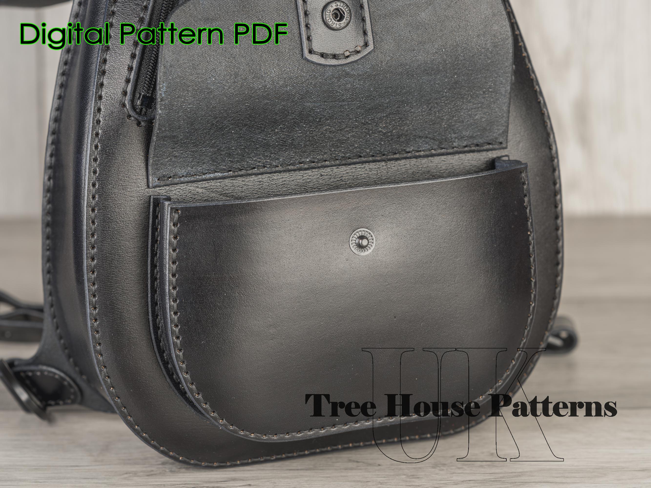 Sling Bag - Backpack - Leather Pattern PDF - Etsy