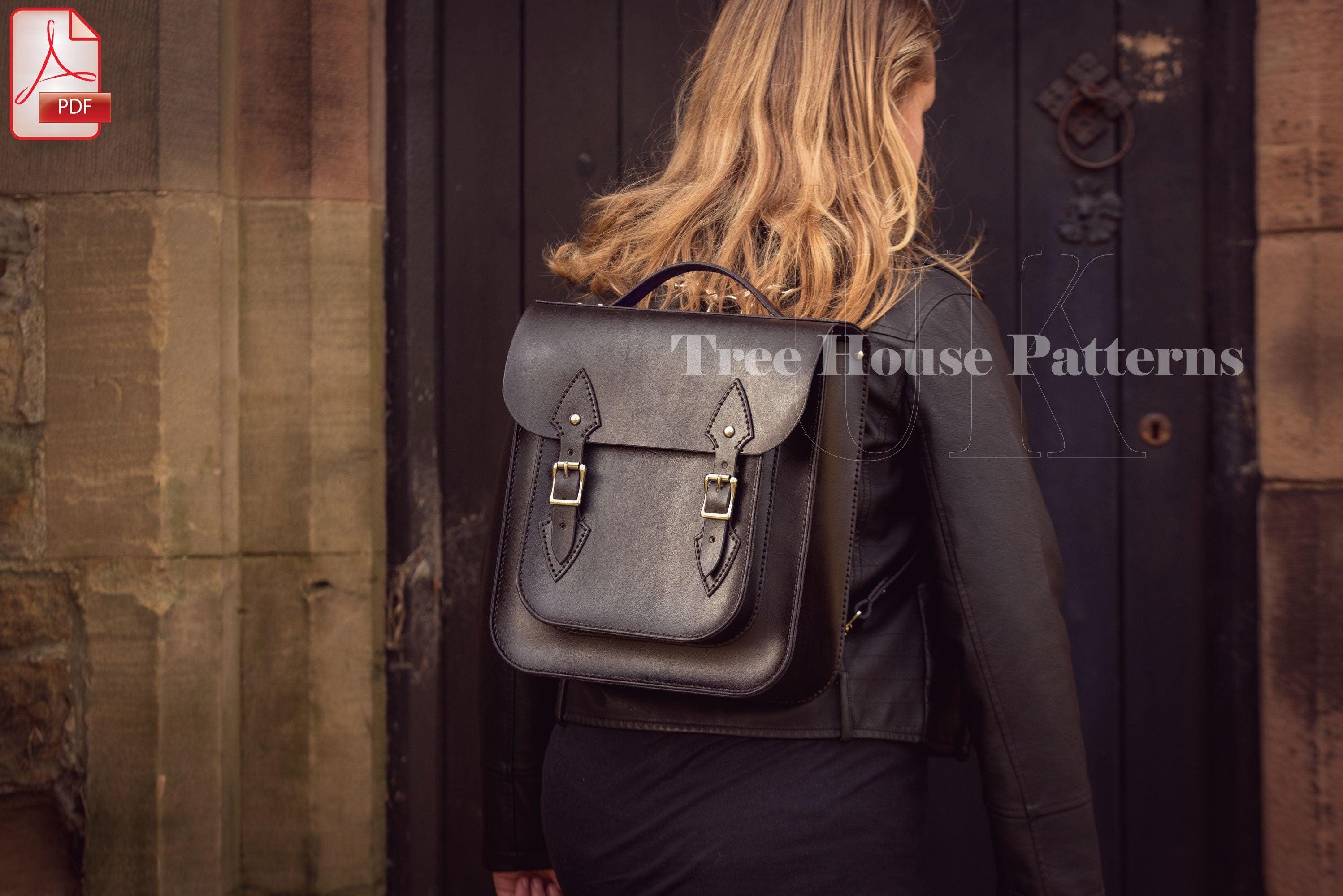 Retro Rucksack Pattern Old School Backpack Leather Pattern PDF - Rucksack Digital Template - Etsy