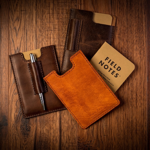 Field Notes cover leather pattern PDF - Field Notes case digital template