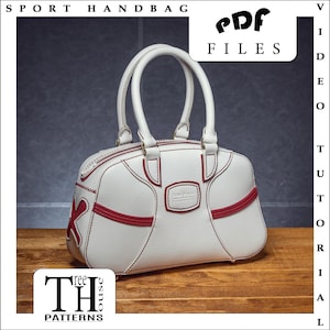 Sport Handtasche Leder Schnittmuster PDF