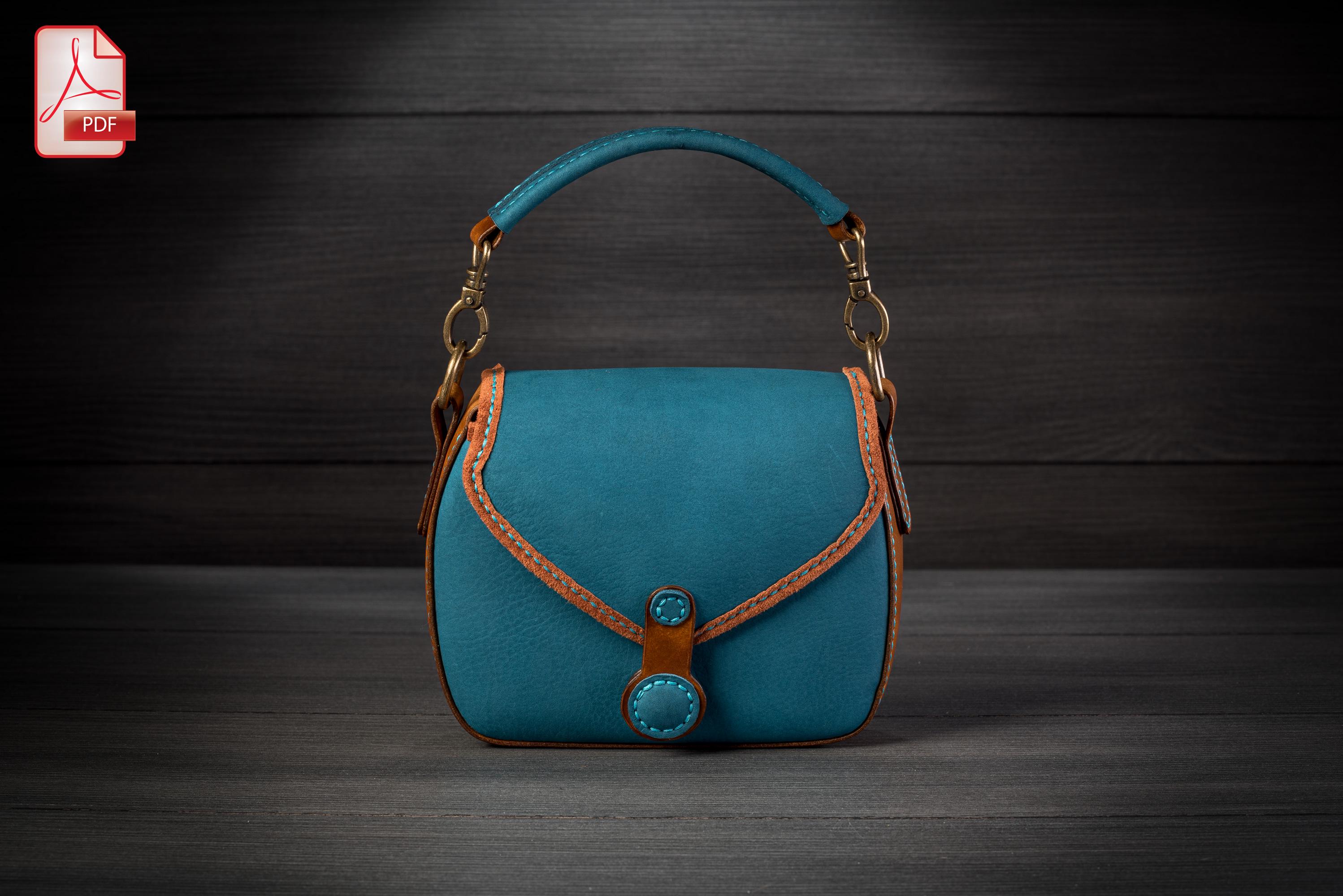 Saddle Bag Leather Pattern PDF- Handbag Digital Template - Etsy