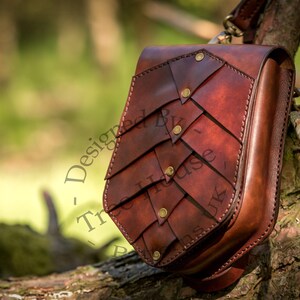 Medieval Crossbody Bag Leather Pattern PDF - Etsy