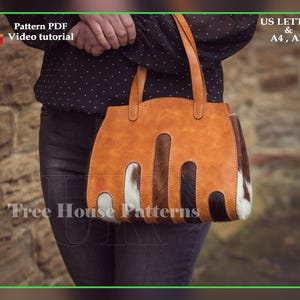 Molde de couro para bolsa e porta-cartão PDF