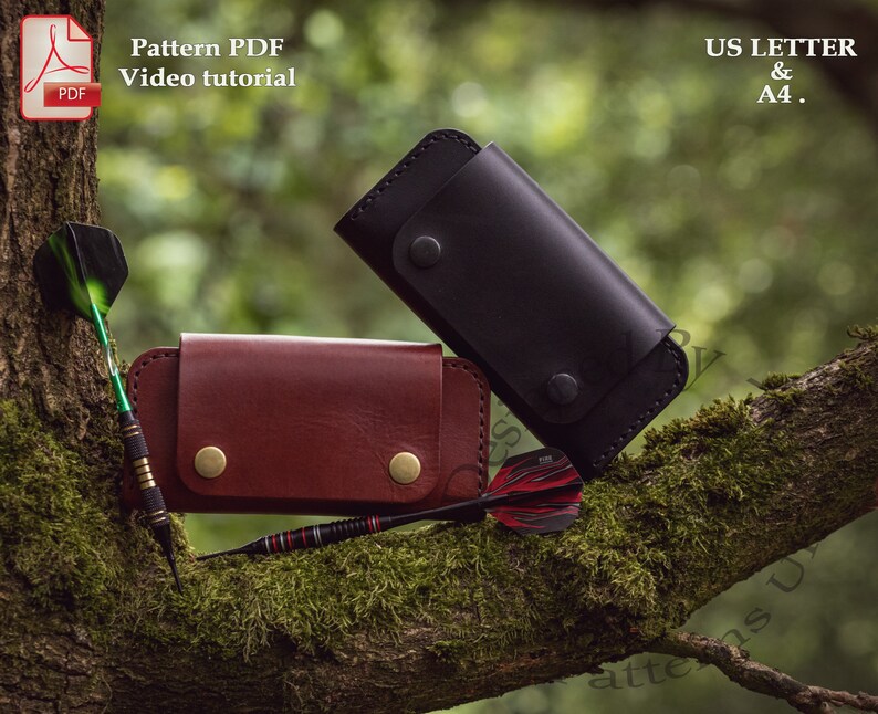 Leather PDF Pattern for Dart Case Digital Pattern for Darts Etsy UK