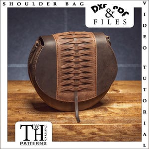 Schnittmuster PDF, DXF für Damen Umhängetasche - Crossbody Bag Schnittmuster