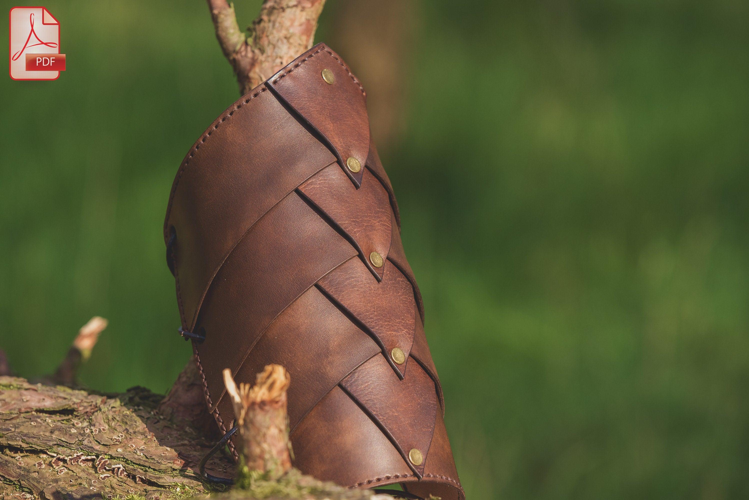 RUIXIA Enesemble Jambières Et Brassards Viking En Fausse Fourrure Guêtre Viking Protège-Bras Médiévaux Accessoire De Costume Medieval Pour Femme Et Homme Pour Halloween Fête Cosplay Renaissance