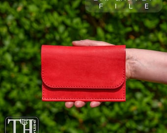 Leather Organizer Pattern: PDF & DXF Template