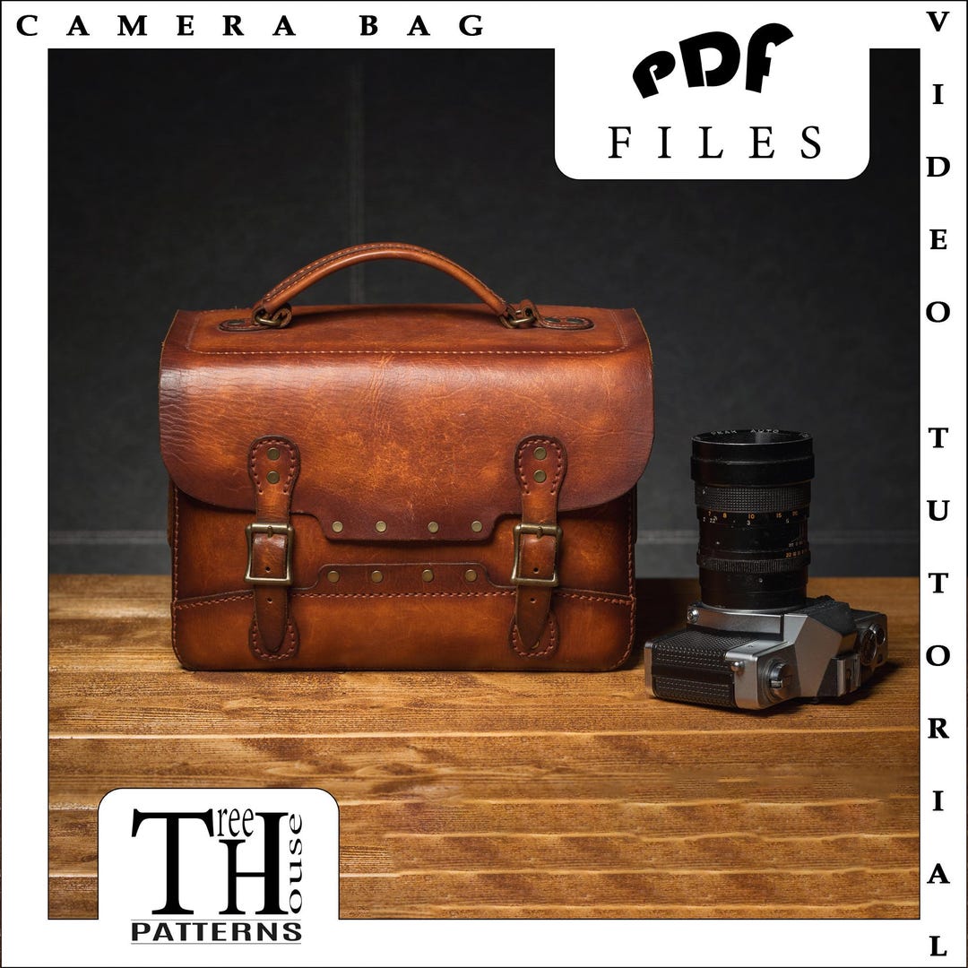 DLSR Camera Bag Leather Pattern PDF, Photo Camera Bag Pattern - Etsy