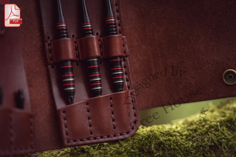 Leather PDF Pattern for Dart Case Digital Pattern for Darts Etsy UK