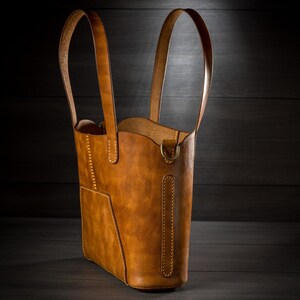 Small Tote Bag Leather Pattern PDF, Shoulder Bag Digital Template - Etsy