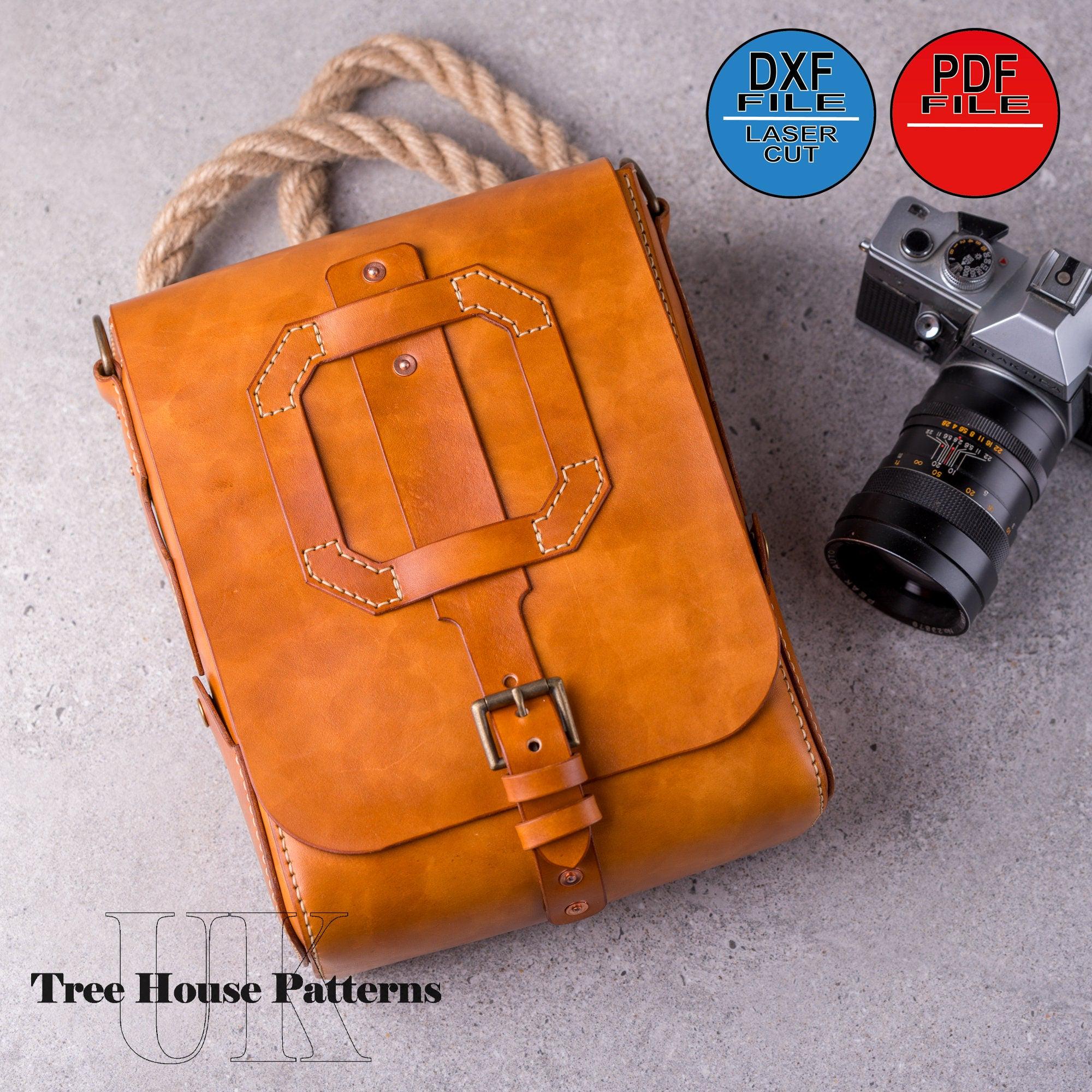 Leather Bag Pattern PDF DXF - Crossbody Bag Template - Etsy
