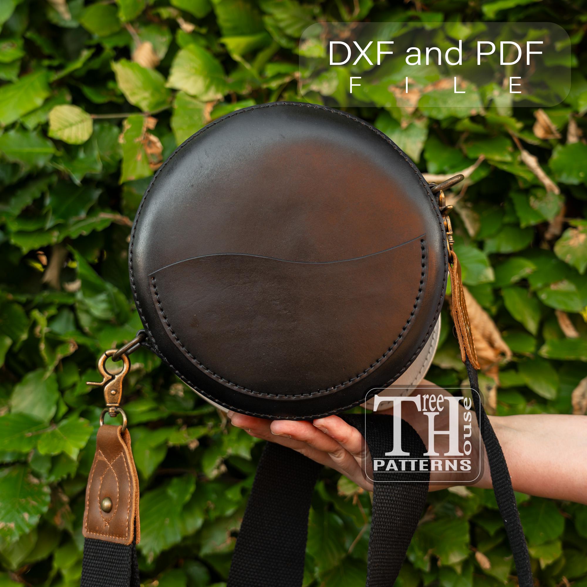 Crossbody Bag Pattern PDF, Leather Shoulder Bag Template DXF, SVG - Etsy