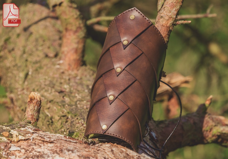 Leather PDF Pattern for Arm Guard Digital Pattern for Archery Etsy Canada