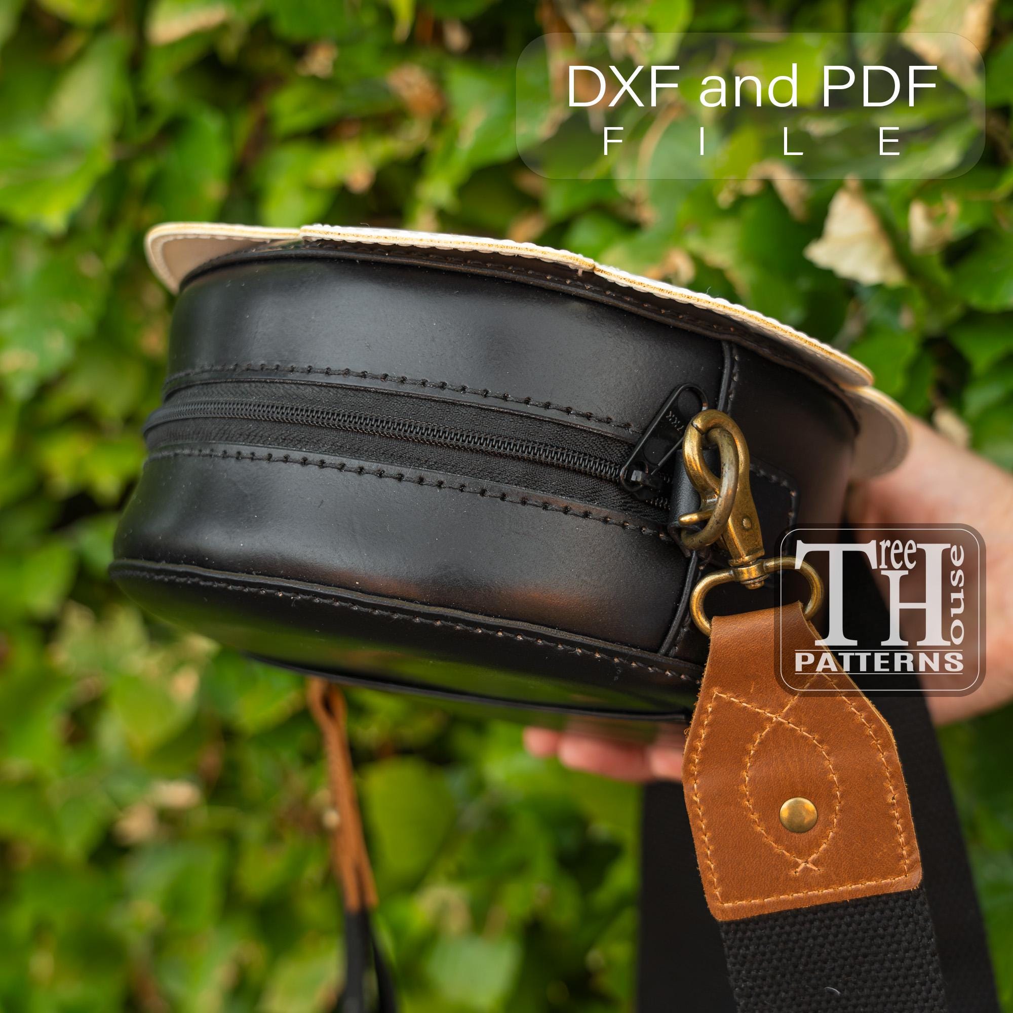 Crossbody Bag Pattern PDF, Leather Shoulder Bag Template DXF, SVG - Etsy