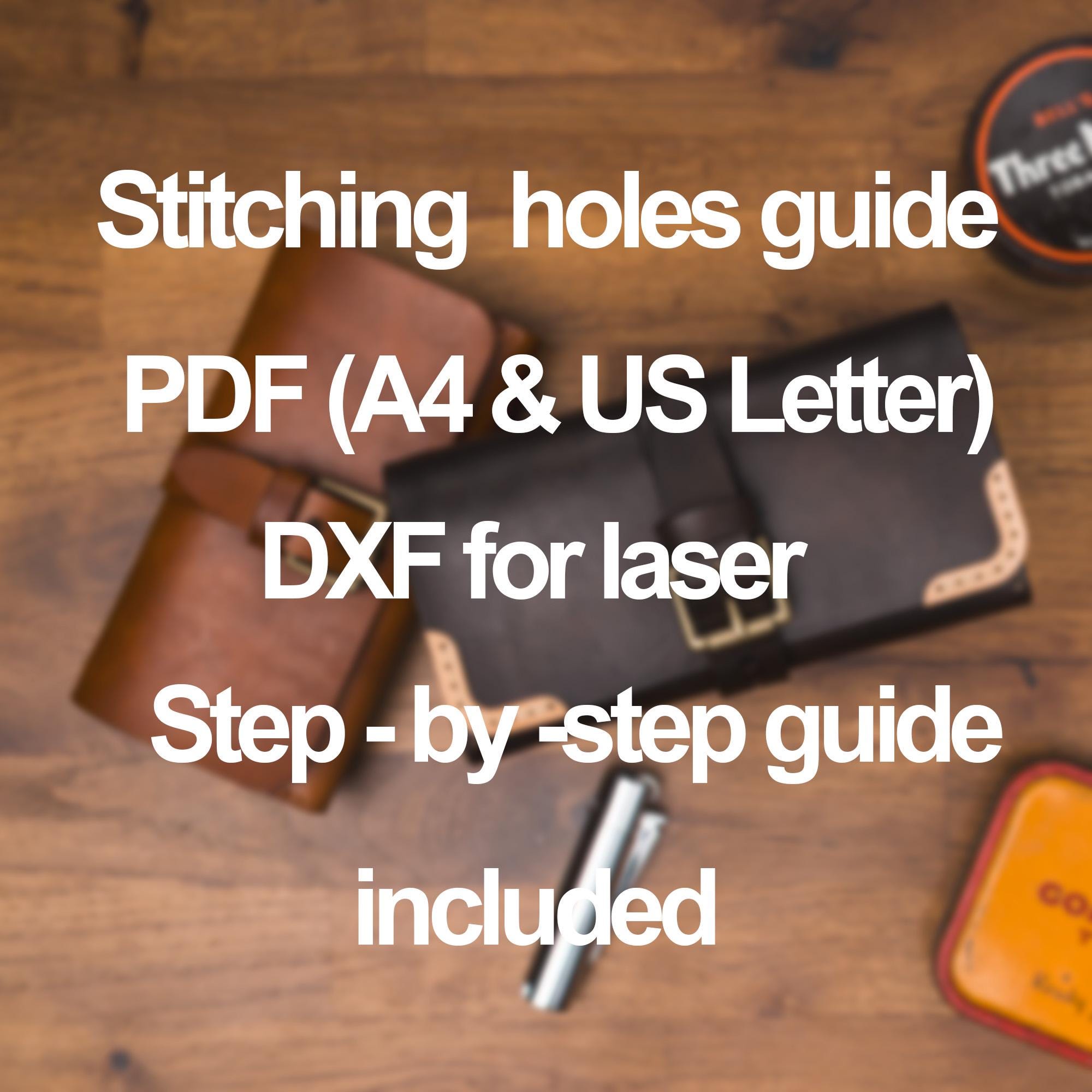 Leather Tobacco Pouch Pattern, Buckle Strap, PDF DXF Template - Etsy